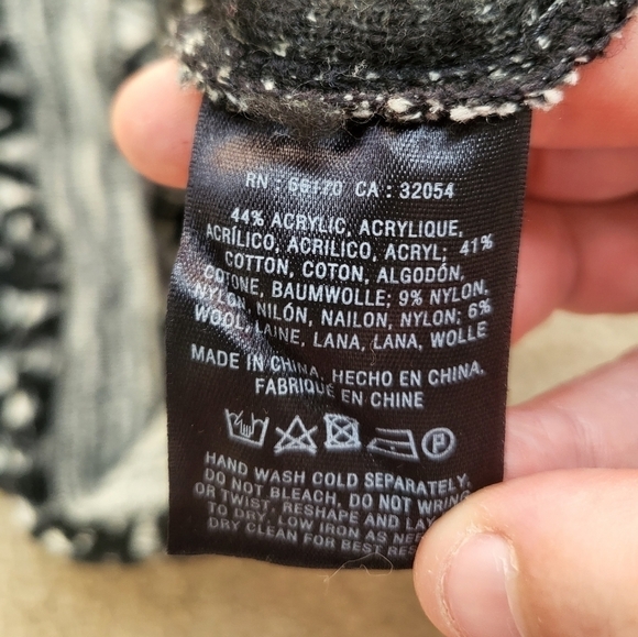 💚HP💚NWOT Anthropologie Moth Cotton/Wool Textured Abstract Sweater Dress - Picture 9 of 11